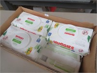 Seven Packages of Huggies Wipes