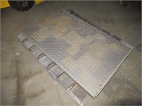 miscellaneous diamond plate sheets of aluminum
