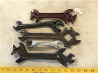 Wrenches- Chase Plow Co., H w/Hammer, J.M. Co.