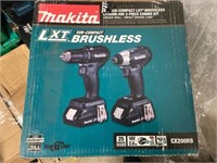 Makita 2 piece drill combo kit