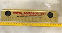 Irwin Speedbor "88" Wood Bit Metal Display Rack