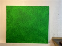 LG. Green board on canvas.