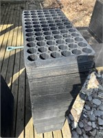 Medium stock of 72 hole trays.