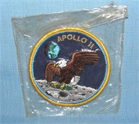 Rare original large Apollo 11 moon landing patch