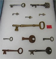 Collection of antique keys