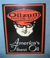 Oilzum America's Finest Oil retro style sign