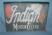 Indian Motorcycle retro style advertising sign pri