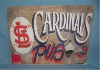 St. Louis Cardinals Pub retro style advertising si