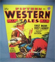 Western Tales retro style advertising sign