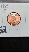 Uncirculated 1988-D Lincoln Penny