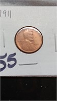 1911 Wheat Back Penny Old Cleaning