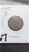 1945-S Wheat Back Penny