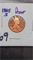 1985-S Proof Lincoln Penny