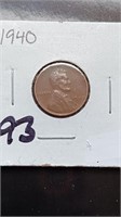 1940 Wheat Back Penny