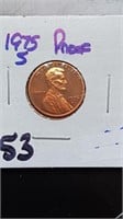 1975-S Proof Lincoln Penny