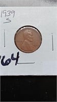1939-S Wheat Back Penny Higher Grade