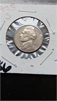1973-S Proof Jefferson nickel