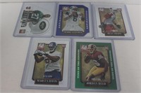 LOT OF 5 FOOTBALL ROOKIE NUMBERED LOT