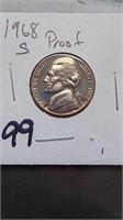 1968-S Proof Jefferson Nickel