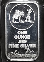 1 Troy Oz .999 Silver Bar - Silvertowne
