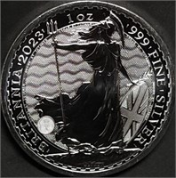 2023 GB 1oz Silver Queen Elizabeth Britannia BU