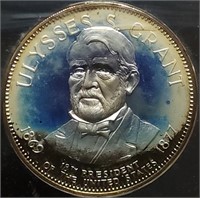 Ulysses S. Grant Presidential Proof Silver Medal 2
