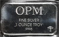 1 Troy Oz .999 Silver OPM Mushroom Top Bar
