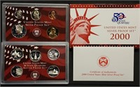 2000 US Mint Silver Proof Set MIB