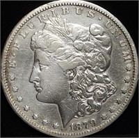 1879-CC Morgan Silver Dollar, Capped CC, Key Date