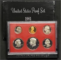 1981 US Mint Proof Set w/ SBA Dollar