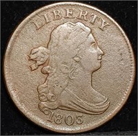 1803 Draped Bust Half Cent