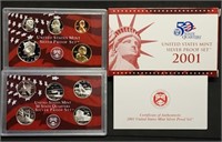 2001 US Mint Silver Proof Set MIB