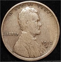 1912-S Lincoln Wheat Cent