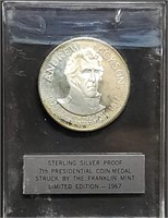 Andrew Jackson Presidential Proof Silver Medal 26g