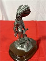 The Victor Cheyenne signed pewter sculpture 6”