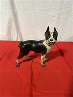 Cast iron terrier doorstop, 9 inches tall, 8