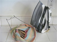 B&D Iron, Bag Of Clothes Pins & Ironing Board