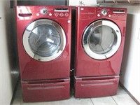 LG Electric Upright Washer & Dryer - Both Work
