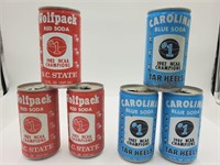 Wolfpack and Tarheel cans