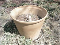 One Large, Heavy Planter - 17" Tall