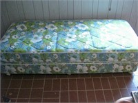 Twin Size Rolling Bed - Box Spring & Mattress