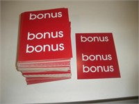 (100+) Bonus Cardboard Signs  7x9 inches