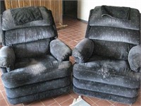 Two La-Z Boy Rocking Recliners - Needs Cleaning