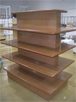 Commercial Display Shelf on Wheels  60x36x65