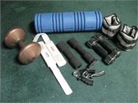 Assorted Exercise Equipment Shown