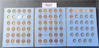 Collection of Wheat pennies in book