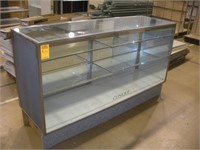 6ft Glass Display Case  72x22x40 inches