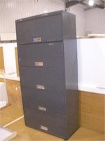 5 Drawer Lateral Filing Cabinet  36x17x76 inches