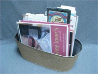 Container With Assorted Drink Mixing Books