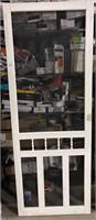 30in x 80in Screen tight solid vinyl screen door